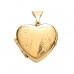9ct Gold Engraved Heart 4 Picture Family Locket
