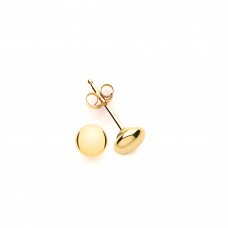 9ct Gold 4mm Bouton Ball Stud Earrings
