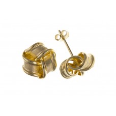 9ct Gold Knot Stud Earrings 0.51gms
