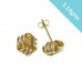9ct Gold Knot Stud Earrings 1.14gms