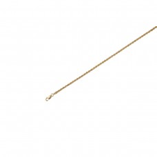 9ct Gold 18'' Hollow Rope Chain