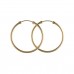 9ct Gold 18mm Hoop Earrings 0.76gms