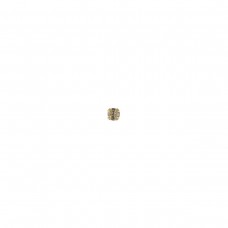 9ct Gold 2mm Clear Crystal Nose Stud
