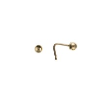 9ct Gold 2.5mm Bead Nose Stud