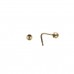 9ct Gold 2.5mm Bead Nose Stud