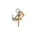 9ct Gold Faith, Hope And Charity Charm Pendant