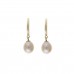 9ct Gold Freshwater Cultured Pearl Drop Earrings