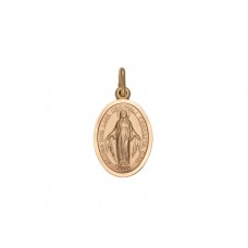 9ct Gold Miraculous Medal Pendant
