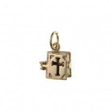 9ct Gold Opening Bible Charm Pendant