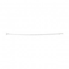 Silver Anchor Link Ankle Chain (Adjustable)
