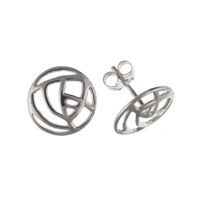 Silver Celtic Design Stud Earrings 0.90gms