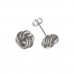 Silver Knot Stud Earrings 1.08gms