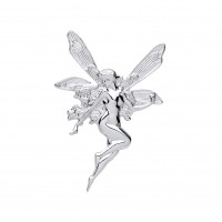 Silver Fairy Brooch