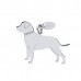 Silver Mastiff Dog Pendant