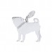 Silver Pug Dog Pendant