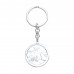 Silver St Christopher Key Ring